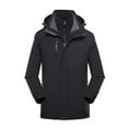 thumbnail image 1 of RYRJJ Women's Winter Coats 3-IN-1 Snow Ski Jacket Waterproof Windproof Thick Warm Fleece Lined Rain Jacket Parka Mountain Hooded Windbreaker(Black,XXL), 1 of 2