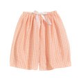 thumbnail image 1 of RYRJJ Womens Boxer Shorts Casual Summer Cotton Pajama Lounge Sleep Pjs Plaid Shorts Y2K Beach Bottoms(Orange,Free Size), 1 of 4