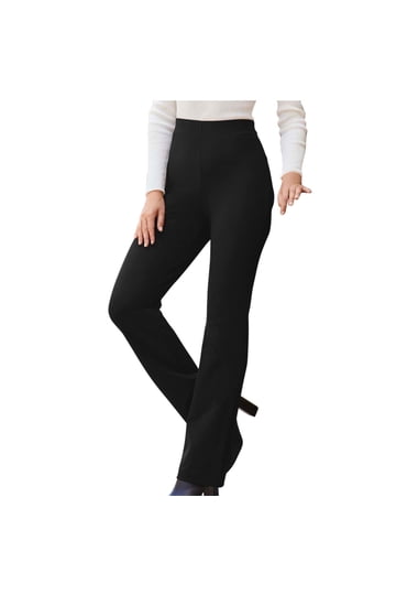 High Waisted Flared Trousers