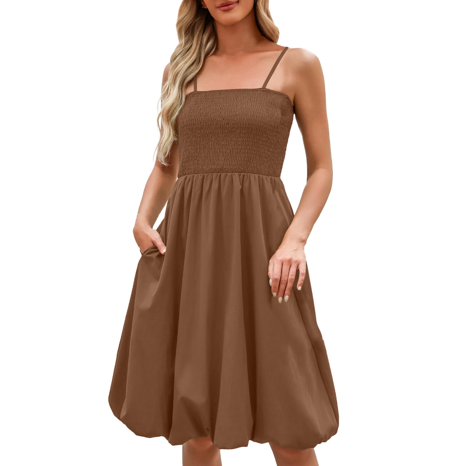 Evening Dress with Sun Accessory Details