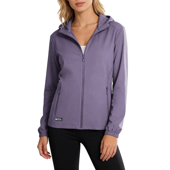 RYRJJ Womens UPF 50+ Sun Protection Jacket Lightweight Quick Dry Hooded UV Shirt Hiking Athletic Jackets with Zipper Pocket