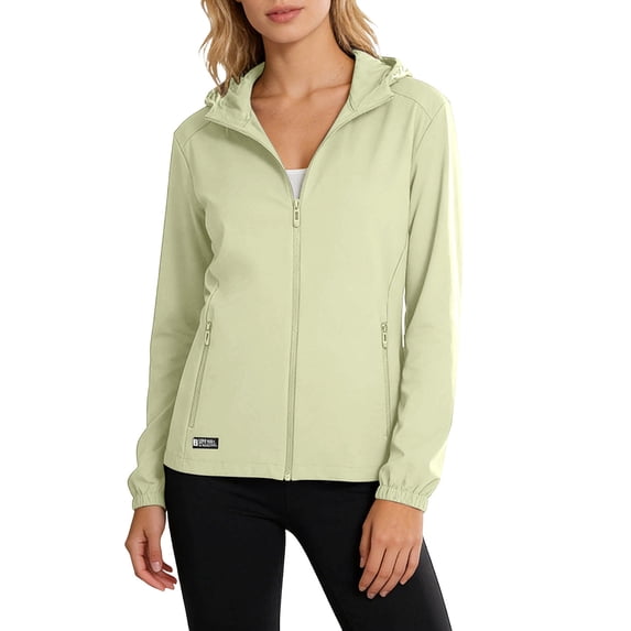 RYRJJ Womens UPF 50+ Sun Protection Jacket Lightweight Quick Dry Hooded UV Shirt Hiking Athletic Jackets with Zipper Pocket