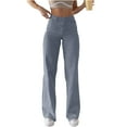 thumbnail image 1 of RYRJJ Womens Wide Leg Jeans Trendy High Waisted Baggy Jean Trousers Casual Boyfriend Denim Pants with Pockets(Blue;S), 1 of 4