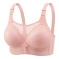 thumbnail image 1 of RYRJJ Womens Wireless Bras V Mesh Comfortable Bralette Supportive Tshirt Bra No Underwire Seamless Push Up Everyday Bras, 1 of 3