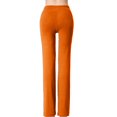 thumbnail image 1 of RYRJJ Womens Yoga Sweatpants Drawstring Wide Leg High Waisted Lounge Pajamas Pants Comfy Workout Loose Trousers with Pockets(Orange,3XL), 1 of 9