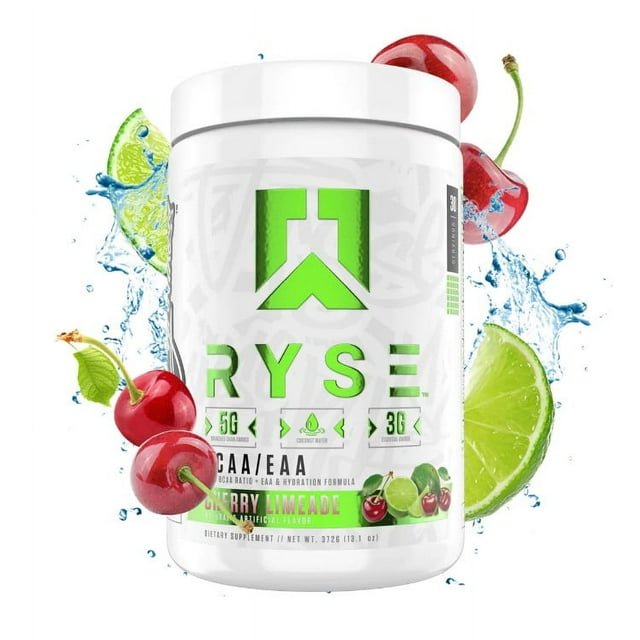 RYSE Core Series BCAA+EAA Recovery Intra Post Workout Powder Hydrate