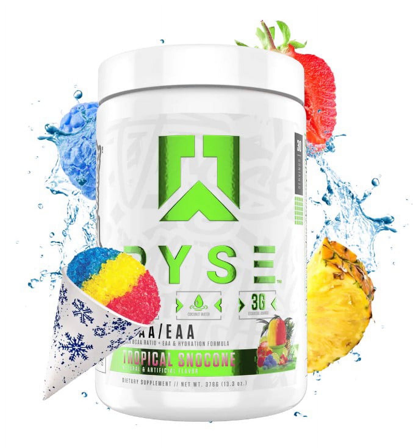 RYSE Core Series BCAA+EAA Recovery Intra Post Workout Powder Hydrate