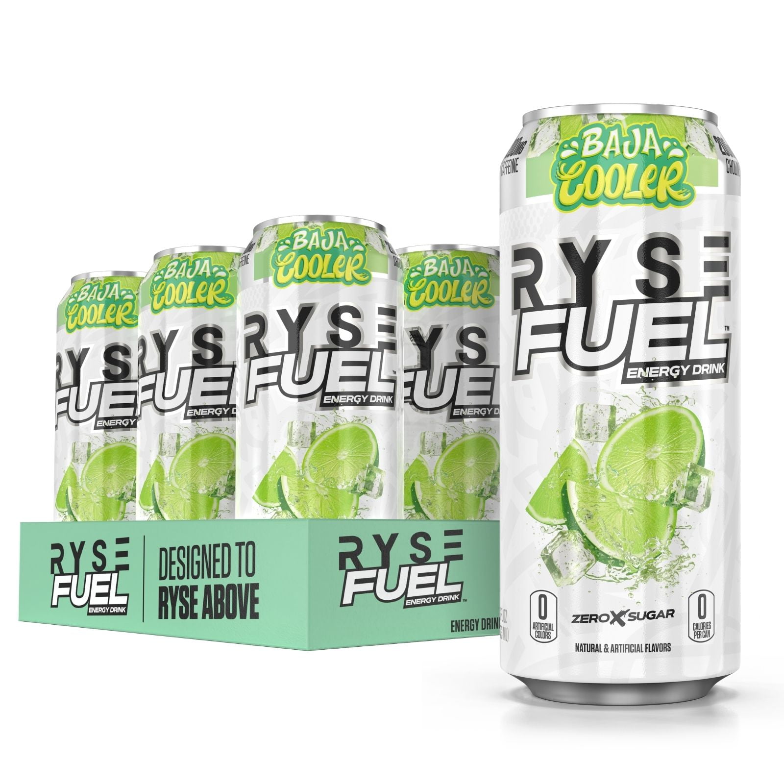Ryse Fuel Baja Burst NonAlcoholic Energy Drink (12 Cans/16 Fl Oz. Each