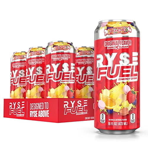 RYSE Fuel Sugar Free Energy Drink | Vegan Friendly, Gluten Free | No ...