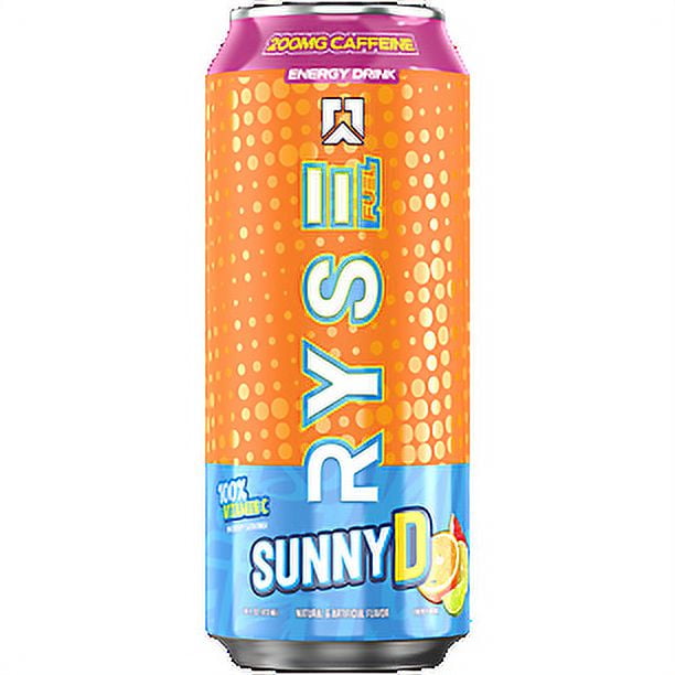 RYSE Fuel Sugar Free Energy Drink Vegan Friendly, Gluten Free No