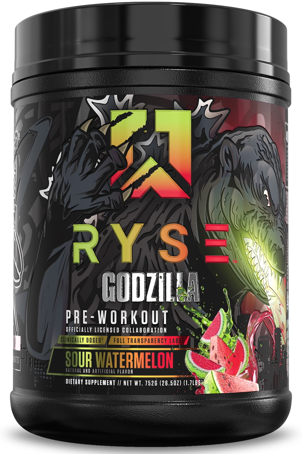 RYSE Godzilla X Noel Deyzel Pre Workout Powder - Sour Watermelon