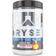 RYSE Loaded Daily Pre Workout Powder - Strawberry Squeeze - 30 Servings