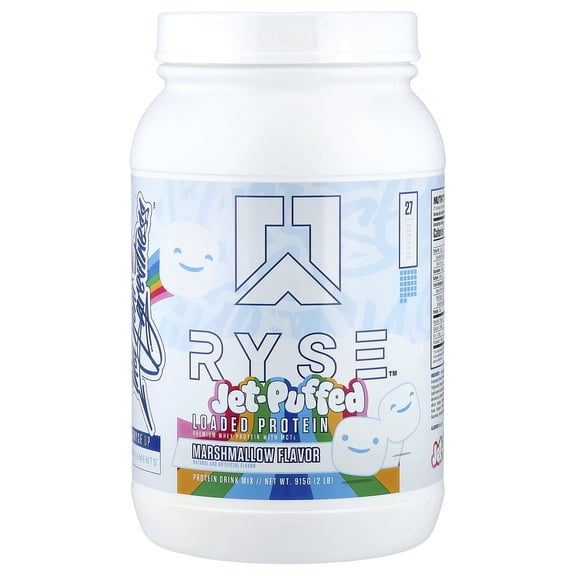 RYSE Loaded Protein Powder - Jet-Puffed Marshmallow - 27 Servings