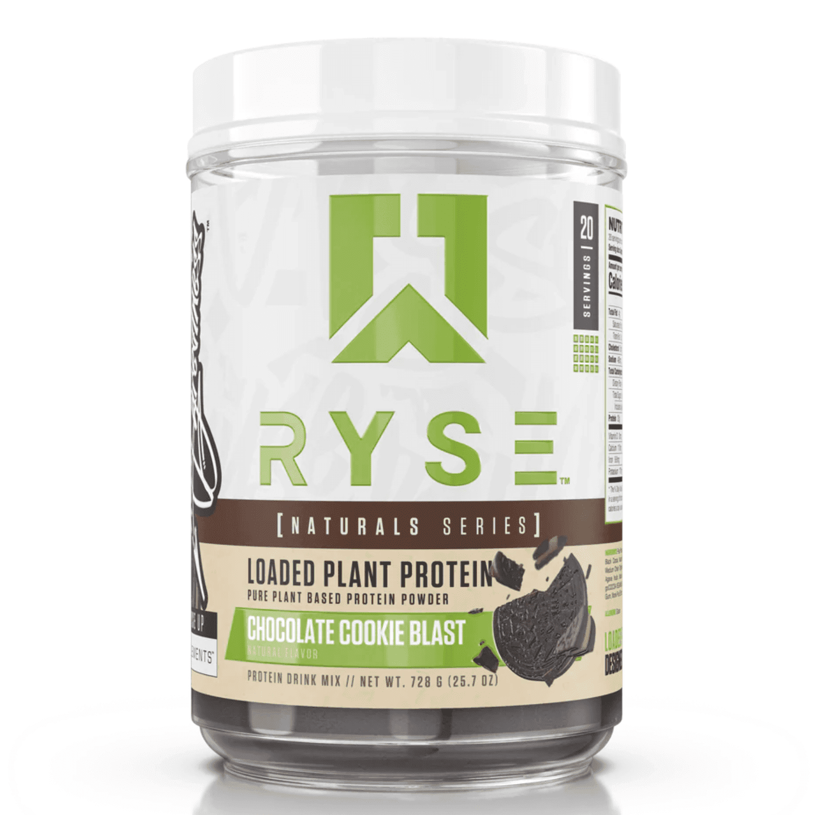 RYSE Naturals Series Loaded Plant Protein 20g Protein from Pea