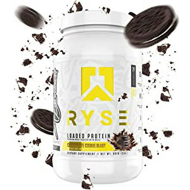 RYSE Up Supplements, Loaded Protein, Chocolate Cookie Blast, 2 Pounds