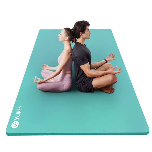 RYTMAT 1/2" Thick Exercise Mat Extra Wide 78"x51" Large Yoga Mat Home