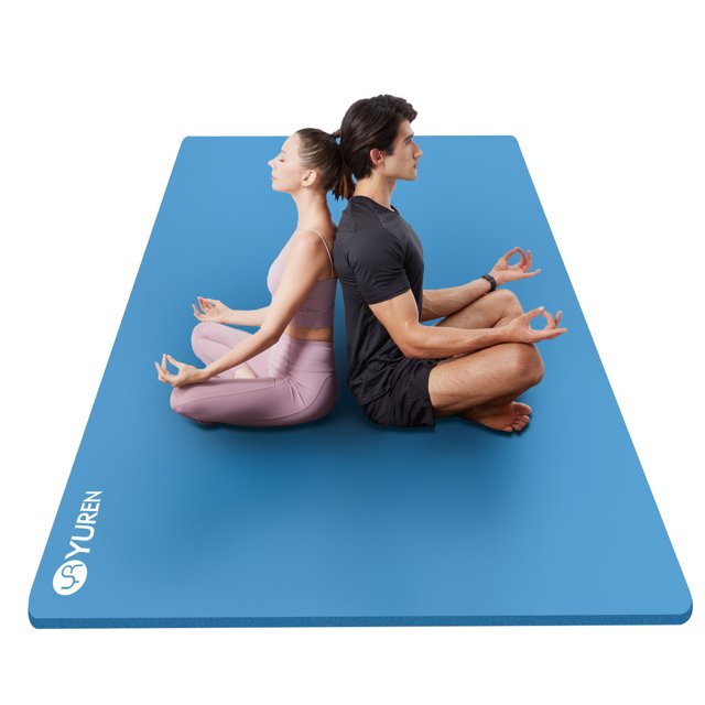 RYTMAT 1/2" Thick Exercise Mat Extra Wide 78"x51" Large Yoga Mat Home