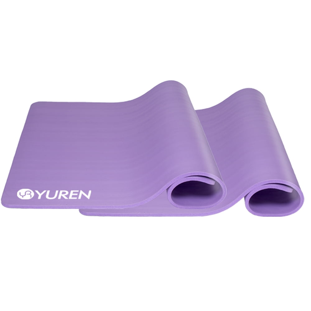 RYTMAT Thick Exercise Mat 1/2 inch 78x51" Large Yoga Mat Purple Foam