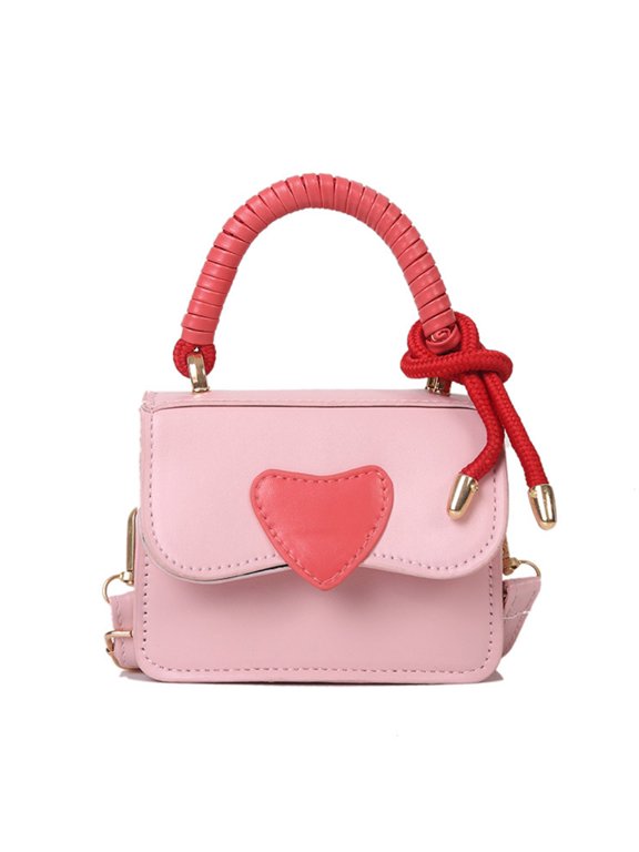 2023 Versatile Shoulder Bag Square Bag Heart Bag for Women Girl Handbag Bag Fashion Casual Purse