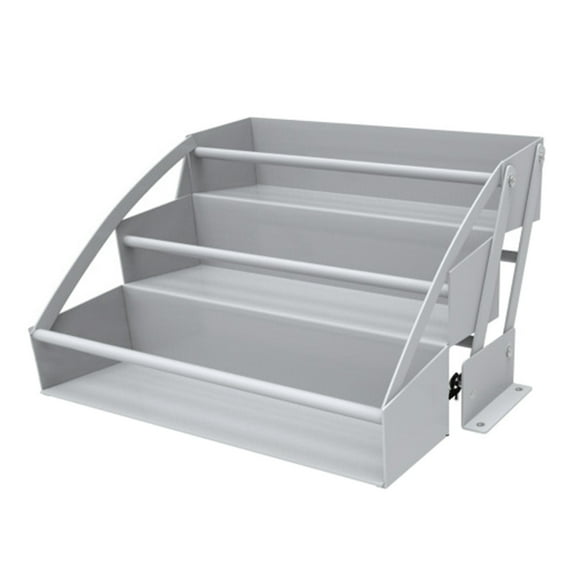 RYUJNDK 3 Tiers Pull Down Kitchen Cabinet Organizers ,Retractable Pull Down Rack Drop Down Rack for Bathroom