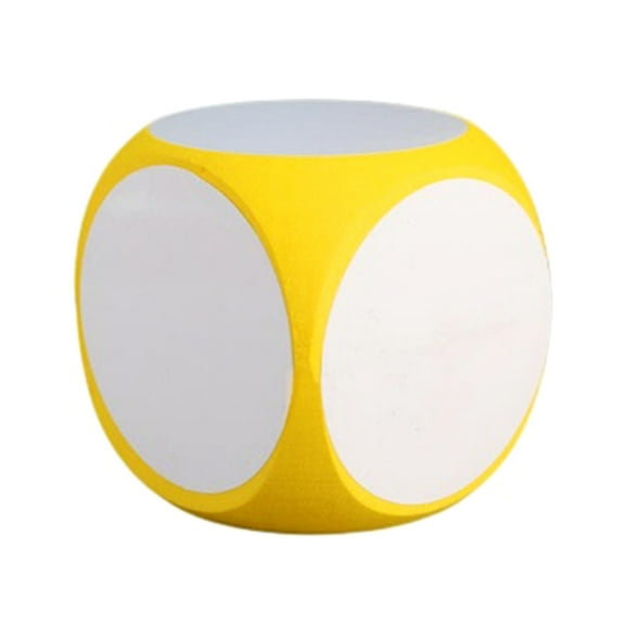 RYUJNDK 4x4 Inches Multipurpose Colorful Write On Wipe Off Blocks, White Boards Cubes for Numbers