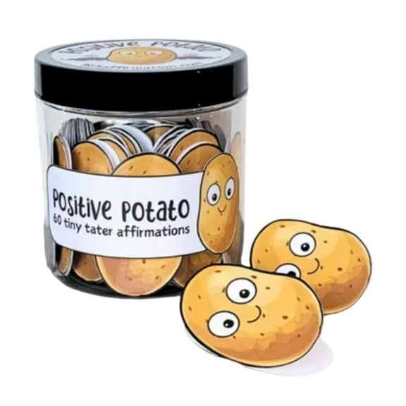 RYUJNDK 60Sheets of Positive Affirmation Cards for Emotion Gratitude Spiritual Care Inspirational Cards