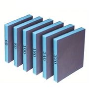 RYUJNDK 6Pcs 60 80 100 180 240 Grit Handmade Washable Sandpaper Block Reusable Sanding Sponge for Wood Metal