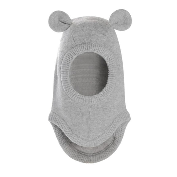 RYUJNDK Baby Knit Hat, Autumn Winter Baby Girls Boys Head Protections Integrated Ear Protections Hat Warm Bonnet