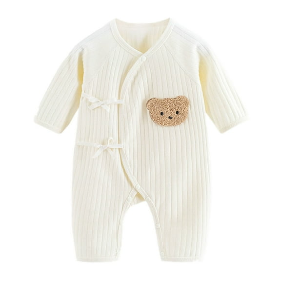 RYUJNDK Baby Long Sleeve Climbing Suit Cotton Pieces Outfit Unisex Baby Romper Comfortable Wearing Baby Romper for Babies