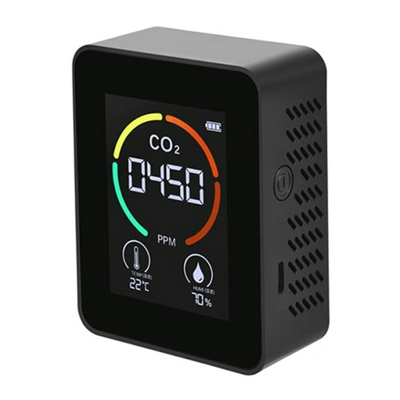 RYUJNDK Carbon Dioxide Monitors 3.7V Easy Indoor Air With Builtin Battery And USB Charging For Home Or Office