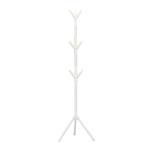 RYUJNDK Coat Rack,Coat Tree with 8 Hooks,3 Adjustable Sizes for Clothes,Hat Stand Used in Bedroom/Office/Entryway Halles Tree