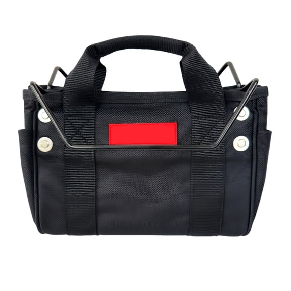 RYUJNDK Compact Folding Ladder Tool Storage Bag Pouches with Organized Tool Slots Portable Nylon Tool Hanging Organizers Case