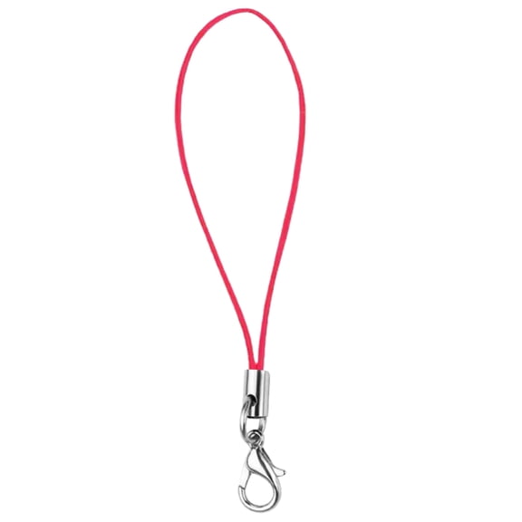 RYUJNDK Convenient Mobile Lanyard Phone Chain with Carabiner Alloy Phone Lanyard Great for Hanging Keys Phones MP3 Players