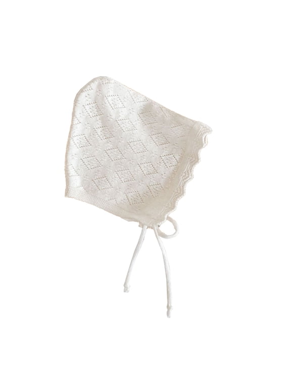 Cotton Ruffle Baby Hat Newborn Baby Girls Bonnet Caps Solid Color Breathable Infant Hat
