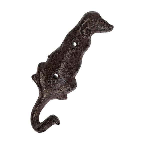 RYUJNDK Decorative Dog Iron Hanger Animal Themed Iron Wall Hook Featuring A Unique Dog Designs For Entryway Or Bedroom Use