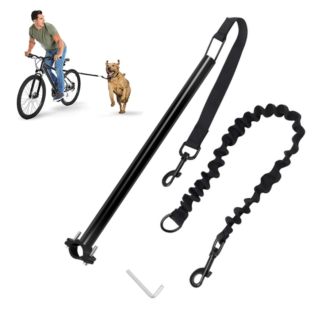 RYUJNDK Dog Bike Leash Attachment Leash Dog Exerciser Absorbing Pull Strength