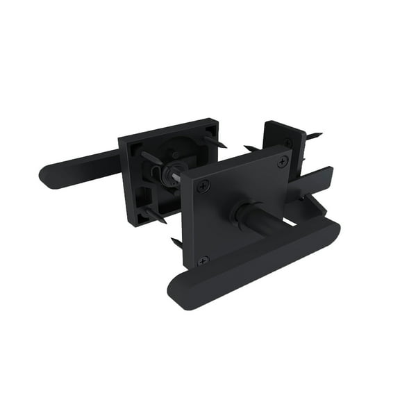 RYUJNDK Double Side Gate Latches Swinging Door Lock Aluminum Fence Lock for Outdoor Fence, Pool Gate, Backyard, Garden