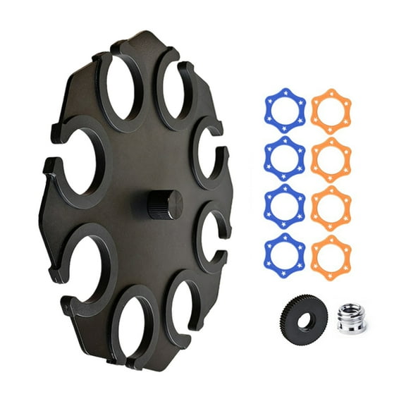 RYUJNDK Durability Stage Multi Mic Holder Microphone Tray with AntiSlip Pad for Up to 8Mics Secure &Neat Storage