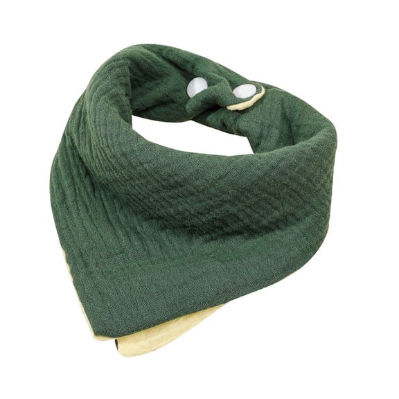 RYUJNDK Feeding Bib Baby Four Layers Burp Cloth Bib for 0-36Month Infant Reversible Cotton Saliva Towel Drooling Bib for Newborn