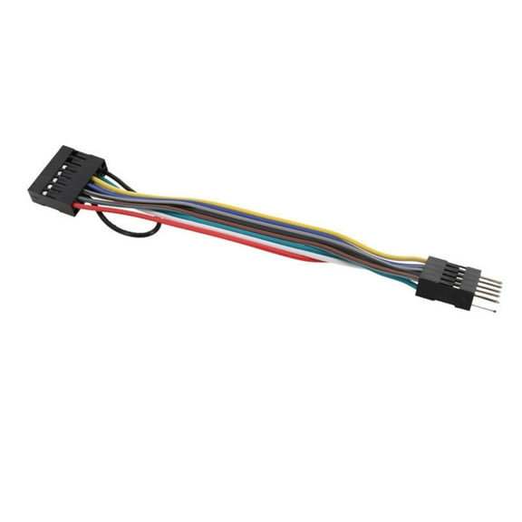 RYUJNDK Front Panels Sound Cable Adapter for ATXs Case for Motherboards 13Pin to 9Pin Connectors