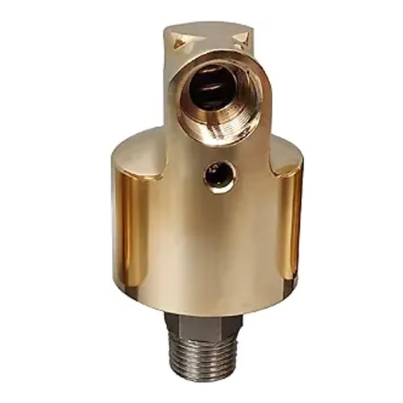 RYUJNDK HD15 1/2inch Rotating Joint 360 Rotary Joint Water Air Oil Brass Rotation Union Thread Joint Connectors