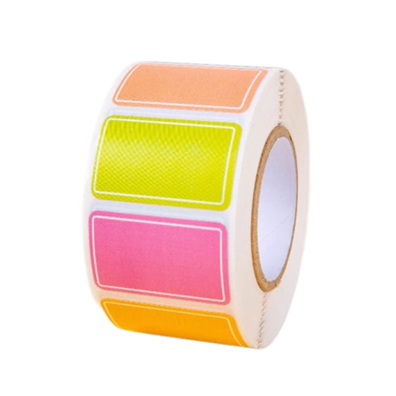 RYUJNDK Handwritable Colorful Labels for Crafting Scrapbooking Multipurpose Use Featuring Strong Adhesive
