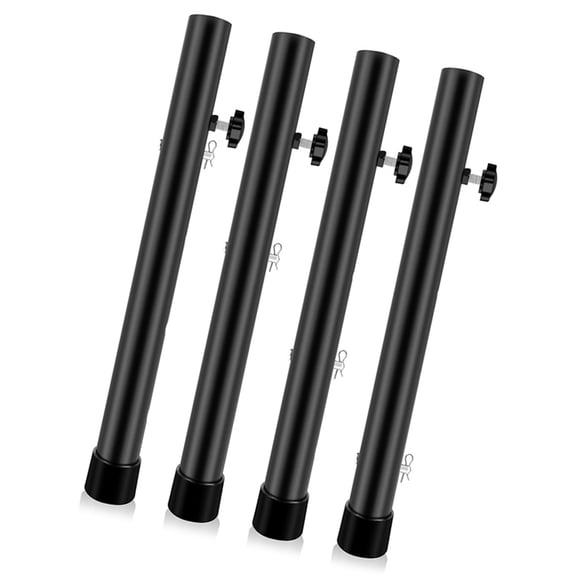 RYUJNDK Heavy Duty Foldable Table Leg elevator Carbon Steel Table Height Extenders 4pcs for Straight/Bent Furniture Legs