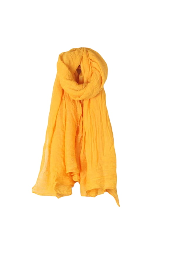 Hijab Scarfs for Women Girls Lightweight Shawl for All Season Cotton Linen Solid Color for Head Scarves Wrap Turb