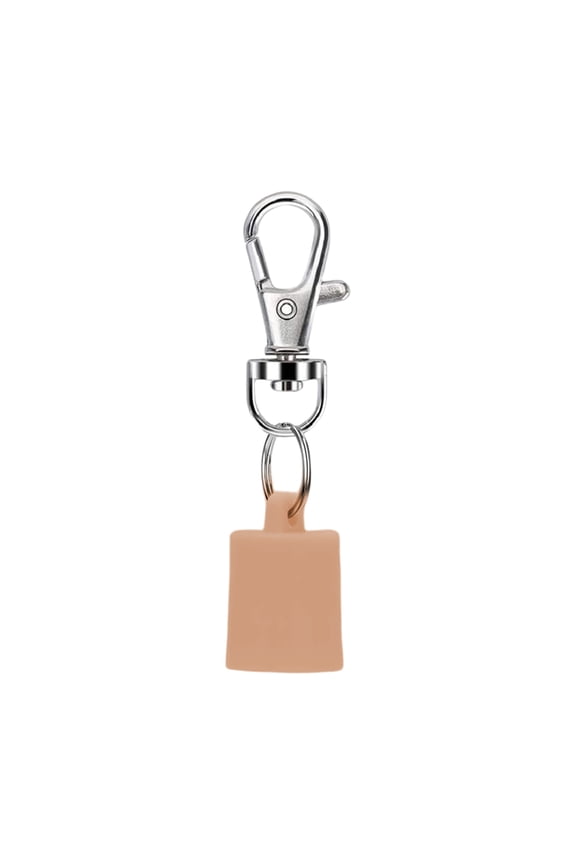 Lip Balm Keychain Caps Fashionable Key Holder Functional Key Jewelry Silicone Texture for Women and Girls