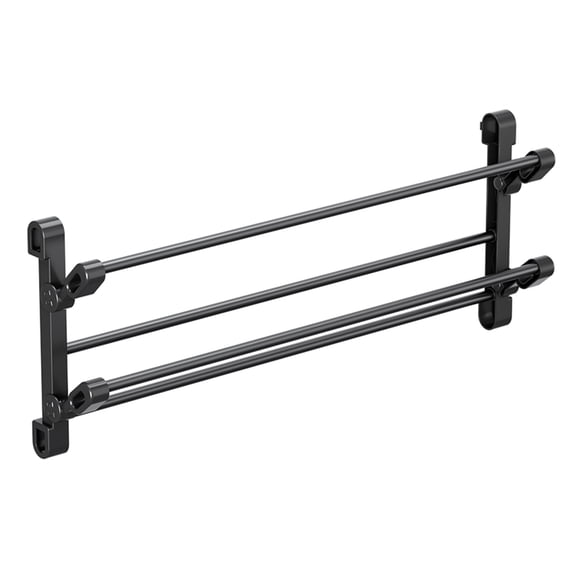 RYUJNDK Modern Shoe Organizers 2 Levels Foldable Shoe Rack Easy Installation Without Drilling Convenient for Small Space