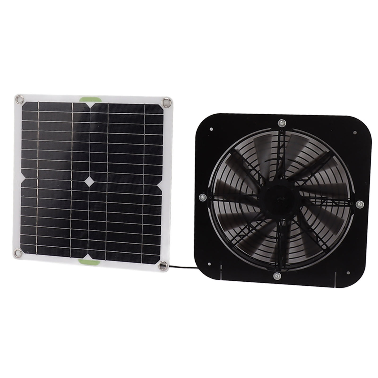 RYUJNDK Monocrystalline Solar Panel Waterproof Exhaust Fan Cooling Ventilation for Pet Houses Greenhouses and Sheds