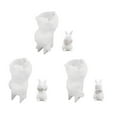 thumbnail image 1 of RYUJNDK Multipurpose Sturdy Silicone Mould to Craft Rabbits Candle Holders Easy Demolding Portable for Artistics Home Decoration, 1 of 19