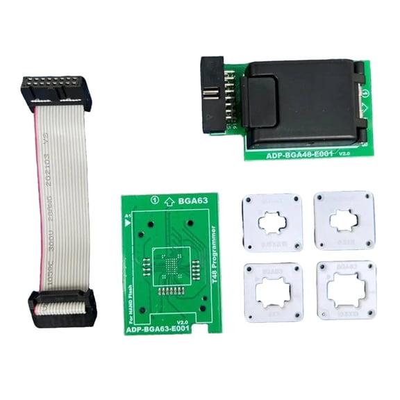 RYUJNDK Portable BGA48 BGA63 Adapter IC Socket for T48 Programmer Chip Reading and Writing in Lab or Field Applications