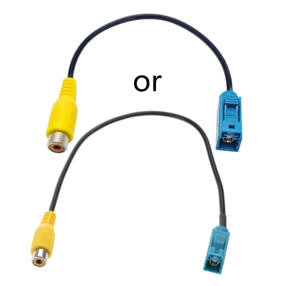 RYUJNDK Portable Female to Female Video Cable Adapter Car Reversing Rear View Camera Adapter Cables Used for C/E/GLKS80L